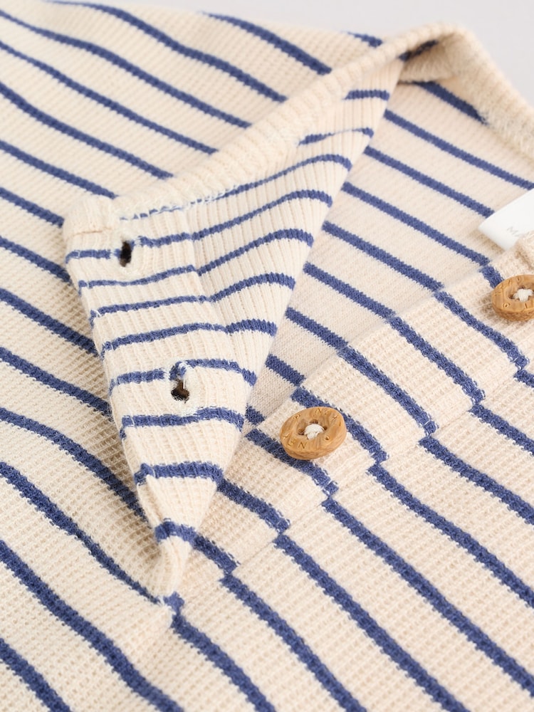 Blue Stripe Baby Long Sleeve T-Shirts 4 Pack (0mths-2yrs)