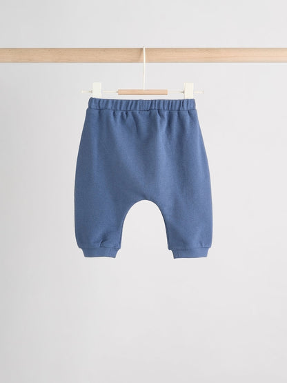 Blue/Neutral Joggers Baby 3 Pack (0mths-2yrs) - Size Up to 1 Month (56cm)