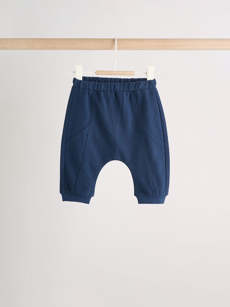 Blue/Neutral Joggers Baby 3 Pack (0mths-2yrs) - Size Up to 1 Month (56cm)