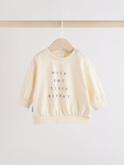 Blue Milk Club Baby Sweatshirt and Leggings Set (0mths-3yrs)