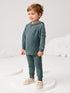 Blue Knitted Hoodie and Jogger Set (3mths-7yrs) - Blue / 12-18 Months (80-86cm)
