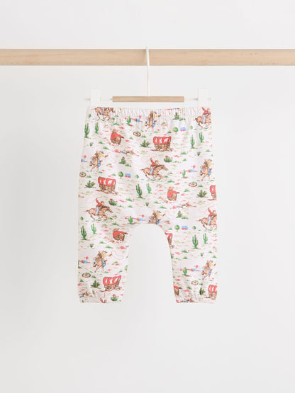 Cath Kidston Ecru Cowboy Baby Sweatshirt and Joggers Set - Size Up to 1 Month (56cm)