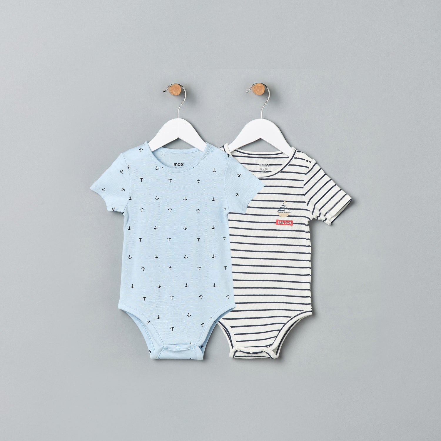 Pack of 2 - Assorted Bodysuit - Multicolour / 18-24 mths