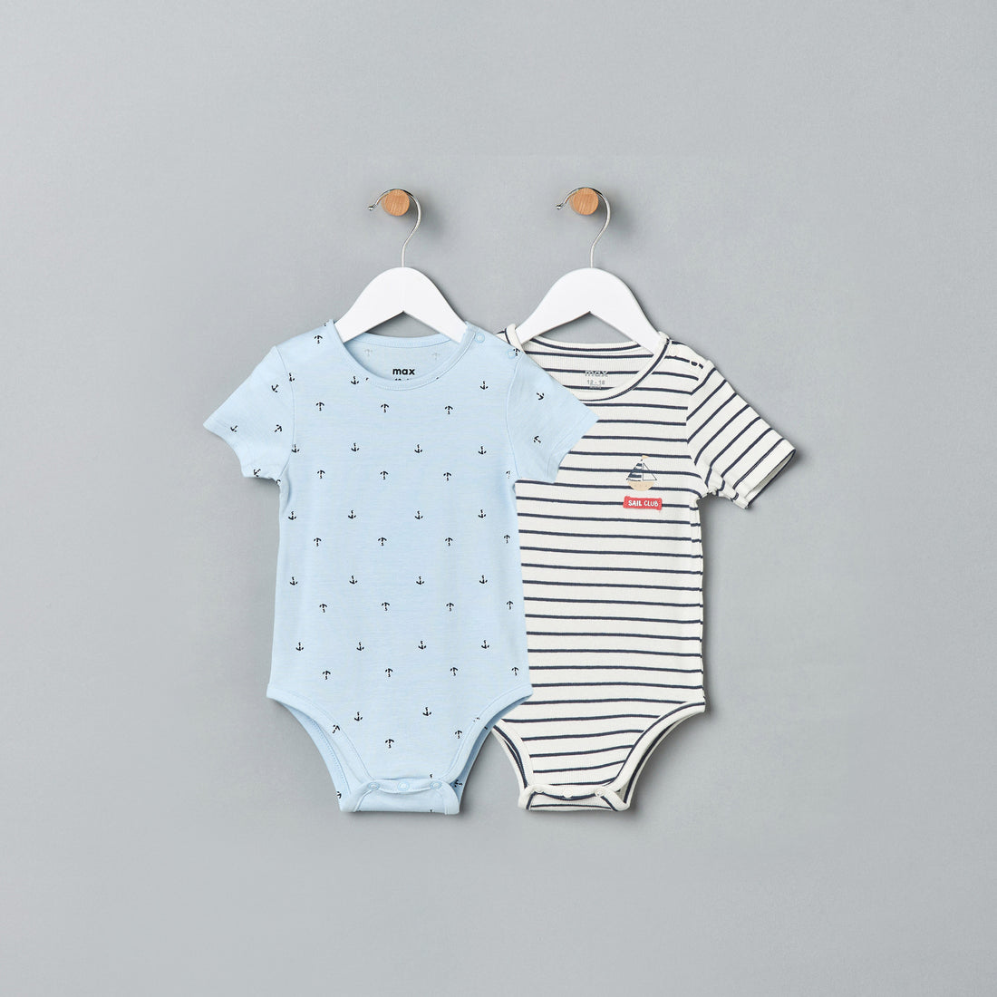 Pack of 2 - Assorted Bodysuit - Multicolour / 18-24 mths