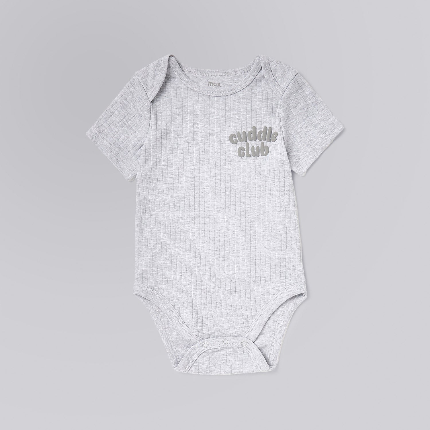 Pack of 3 - Ribbed Short Sleeves Bodysuits