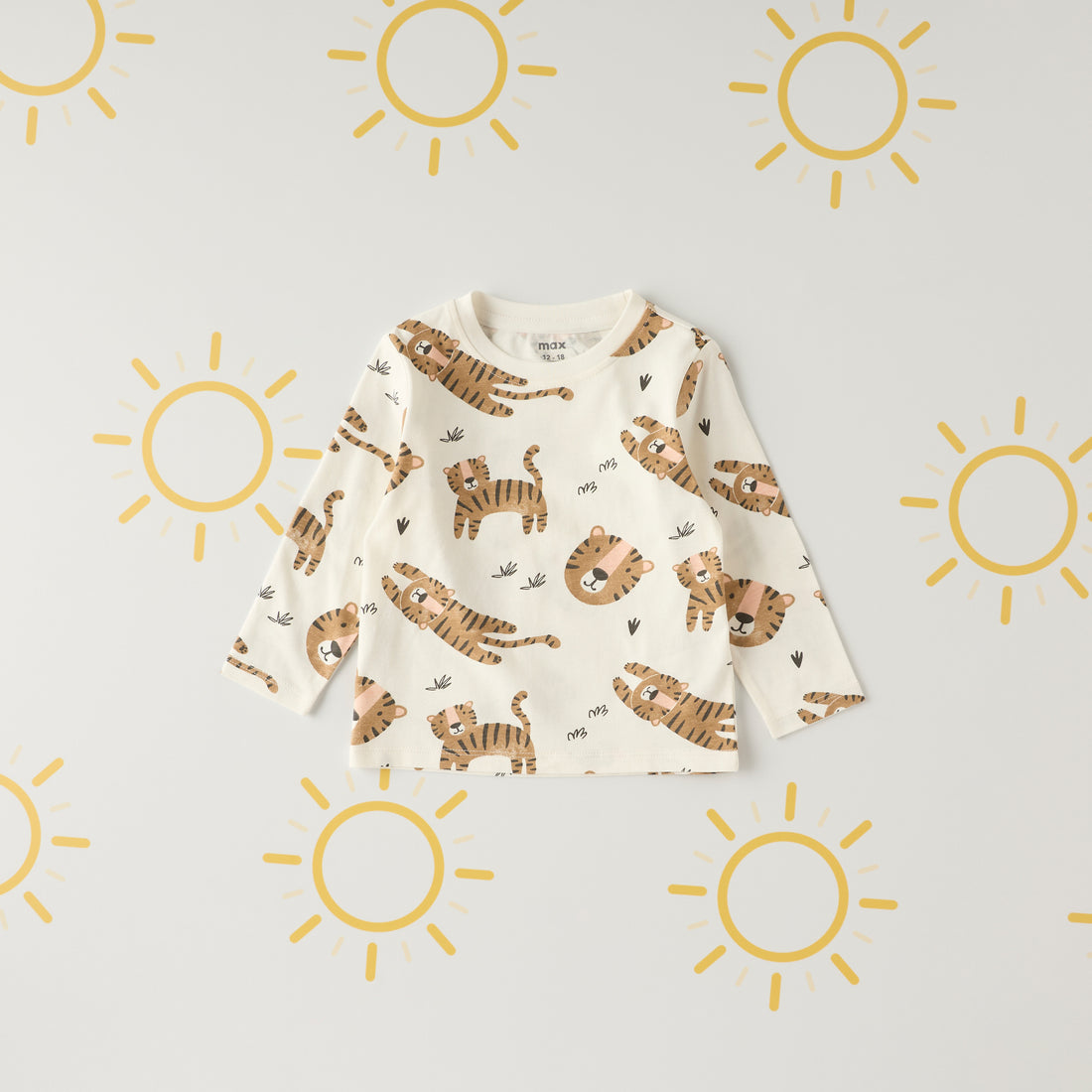 Pack of 3 - Printed Long Sleeves T-shirt