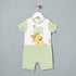 The Lion King Print Romper with Short Sleeves - Green / 12-18 mths