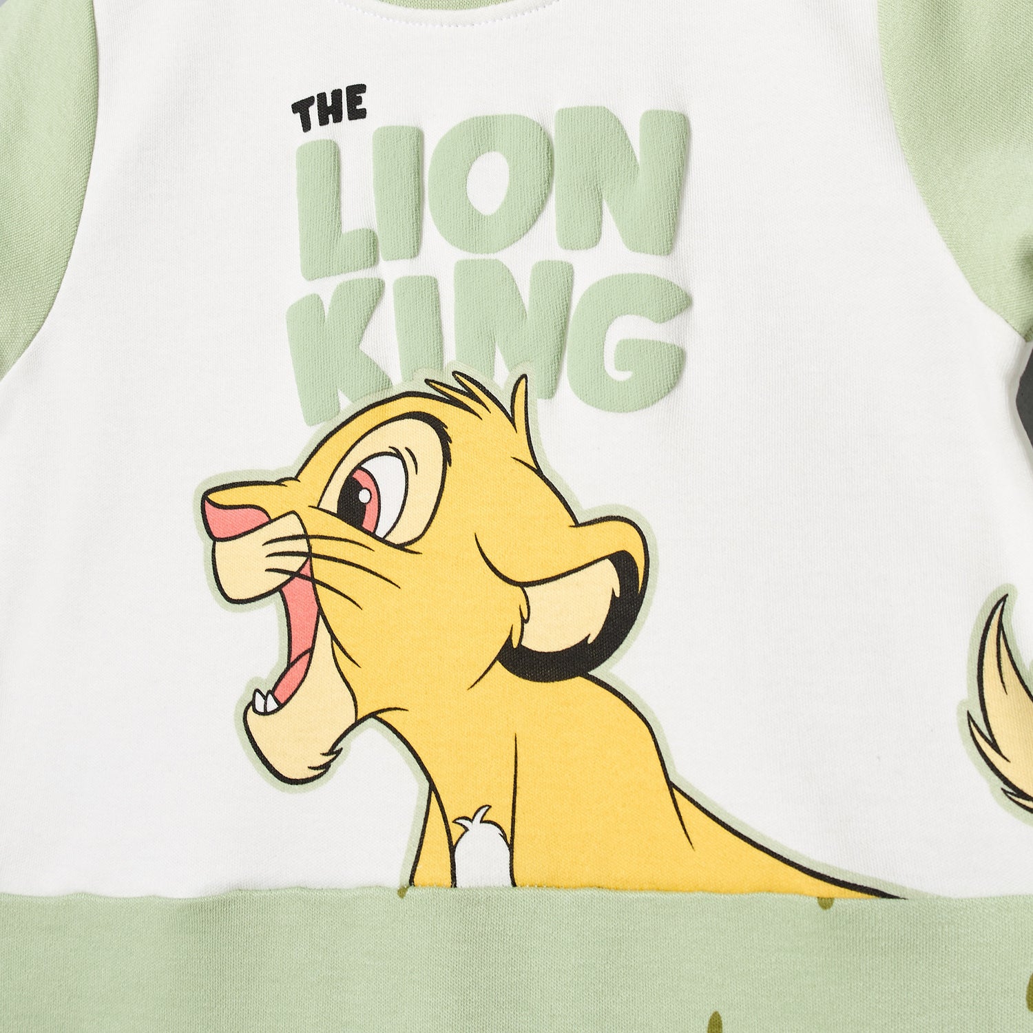 The Lion King Print Romper with Short Sleeves