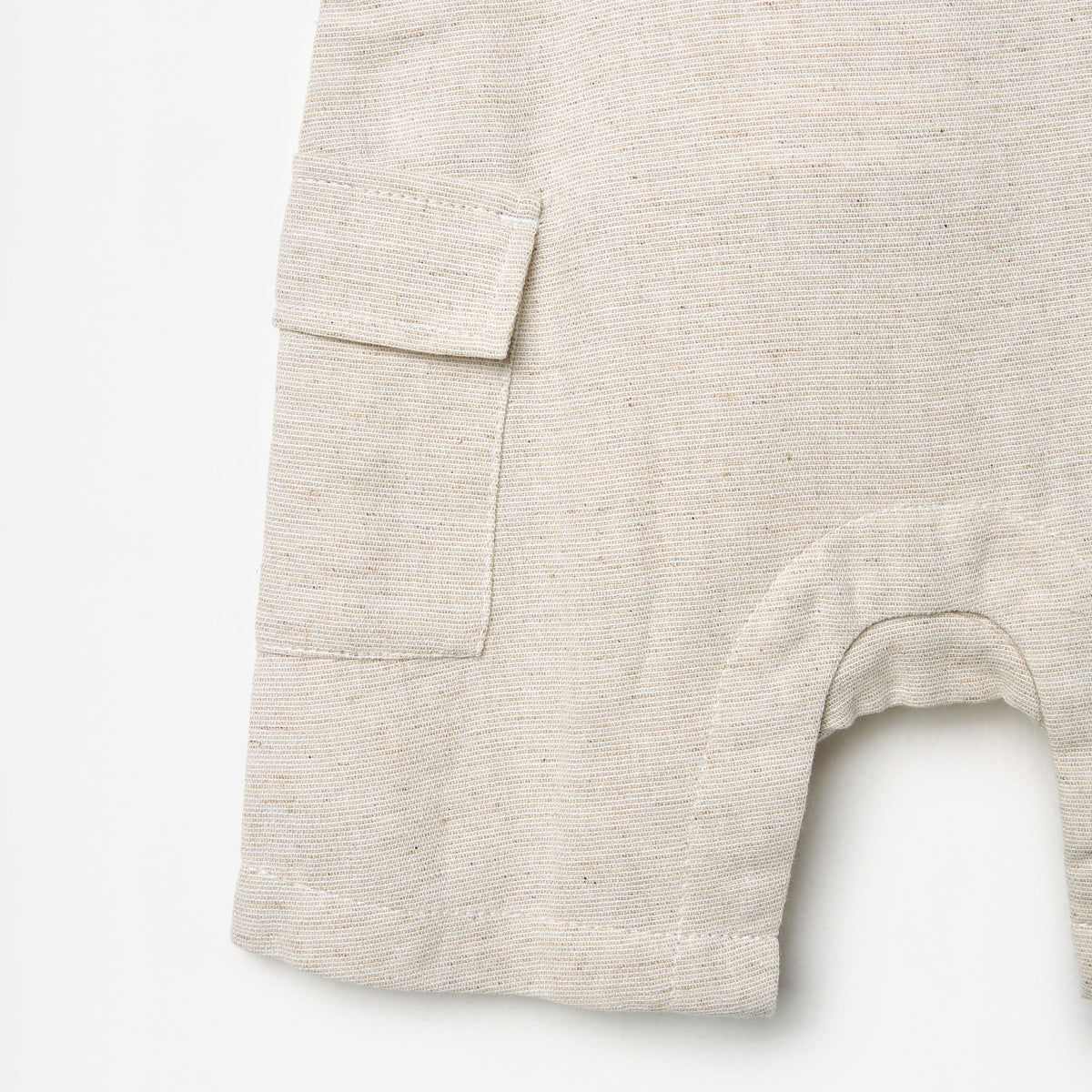 Striped T-shirt and Textured Dungaree Set