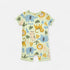 All-Over Animal Print Cotton Romper - Green / 12-18 mths