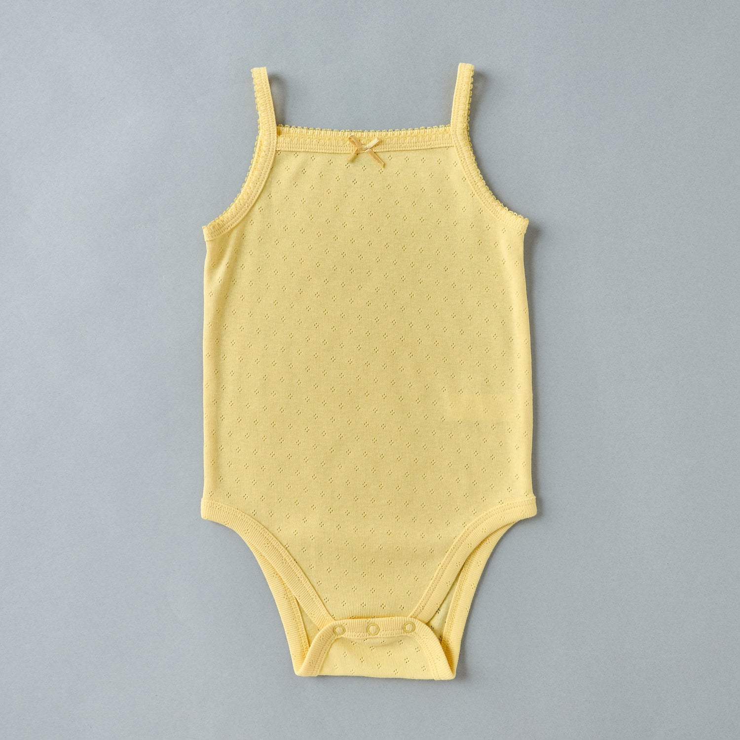 Pack of 5 - Bow Accent Pointelle Sleeveless Bodysuit