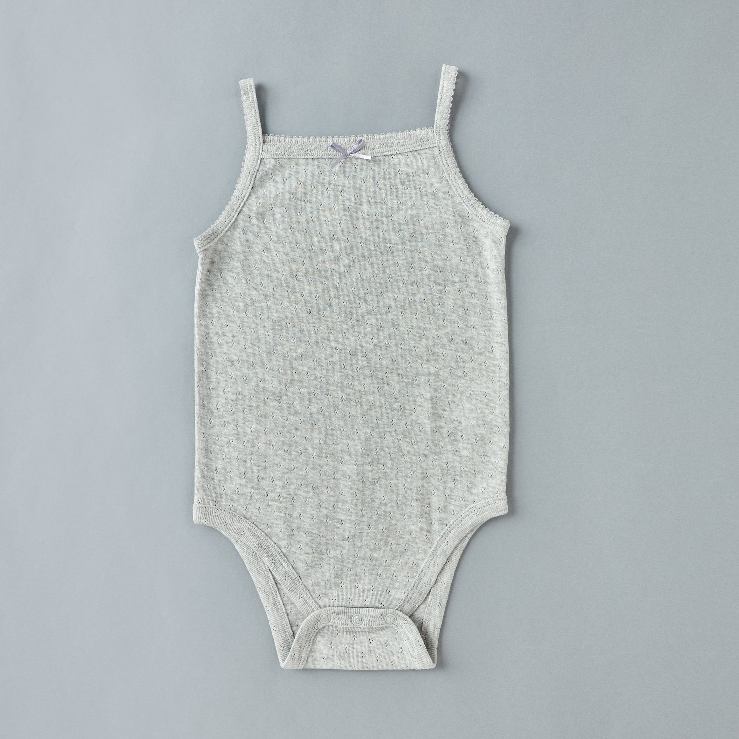 Pack of 5 - Bow Accent Pointelle Sleeveless Bodysuit