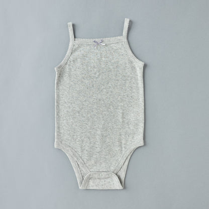 Pack of 5 - Bow Accent Pointelle Sleeveless Bodysuit