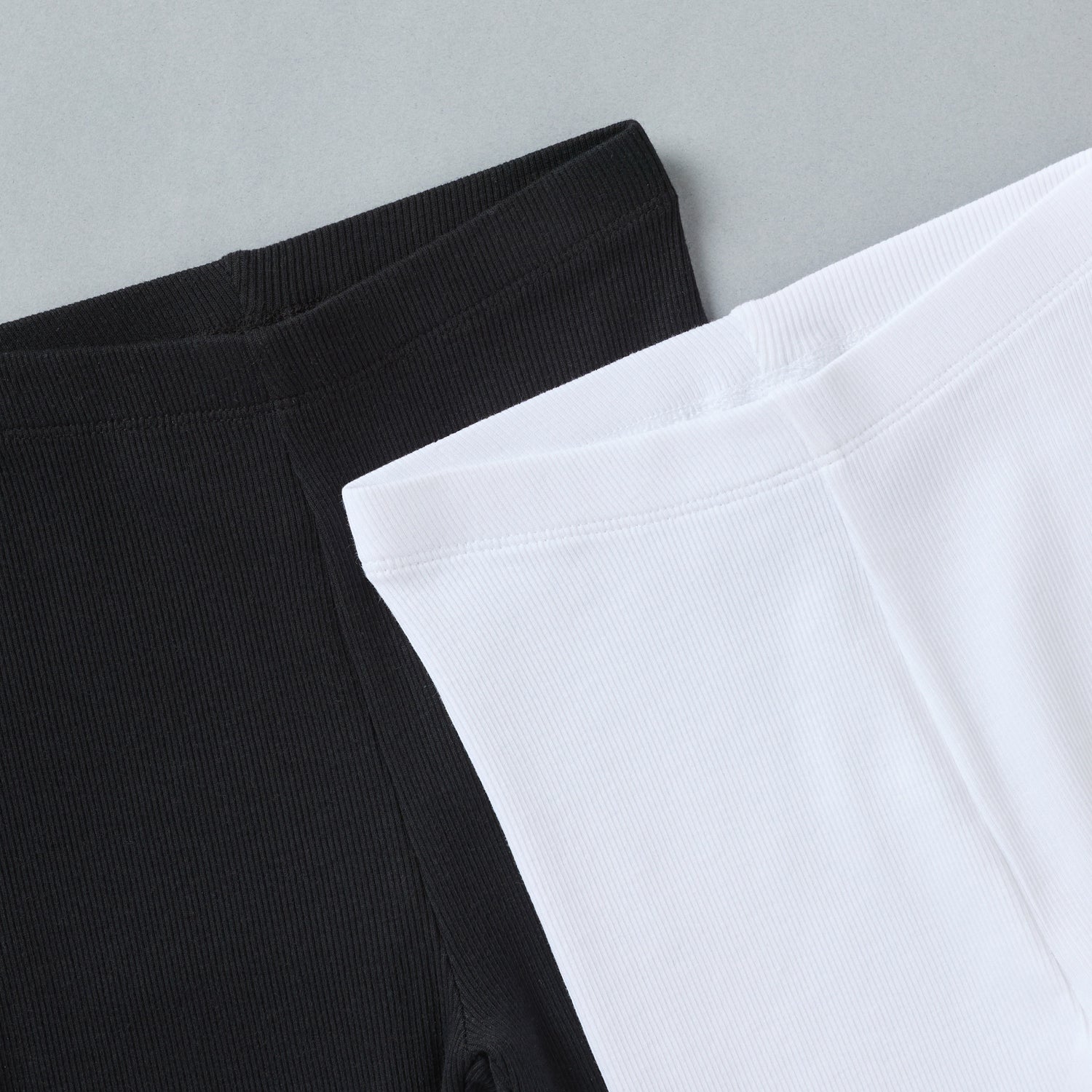 Pack of 2 - Ribbed Jersey Leggings