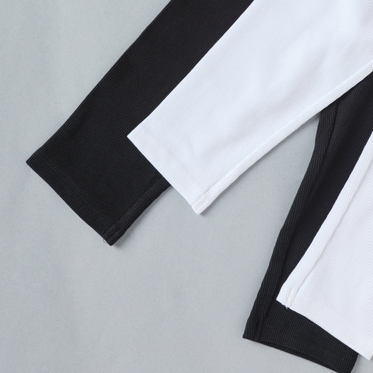 Pack of 2 - Ribbed Jersey Leggings