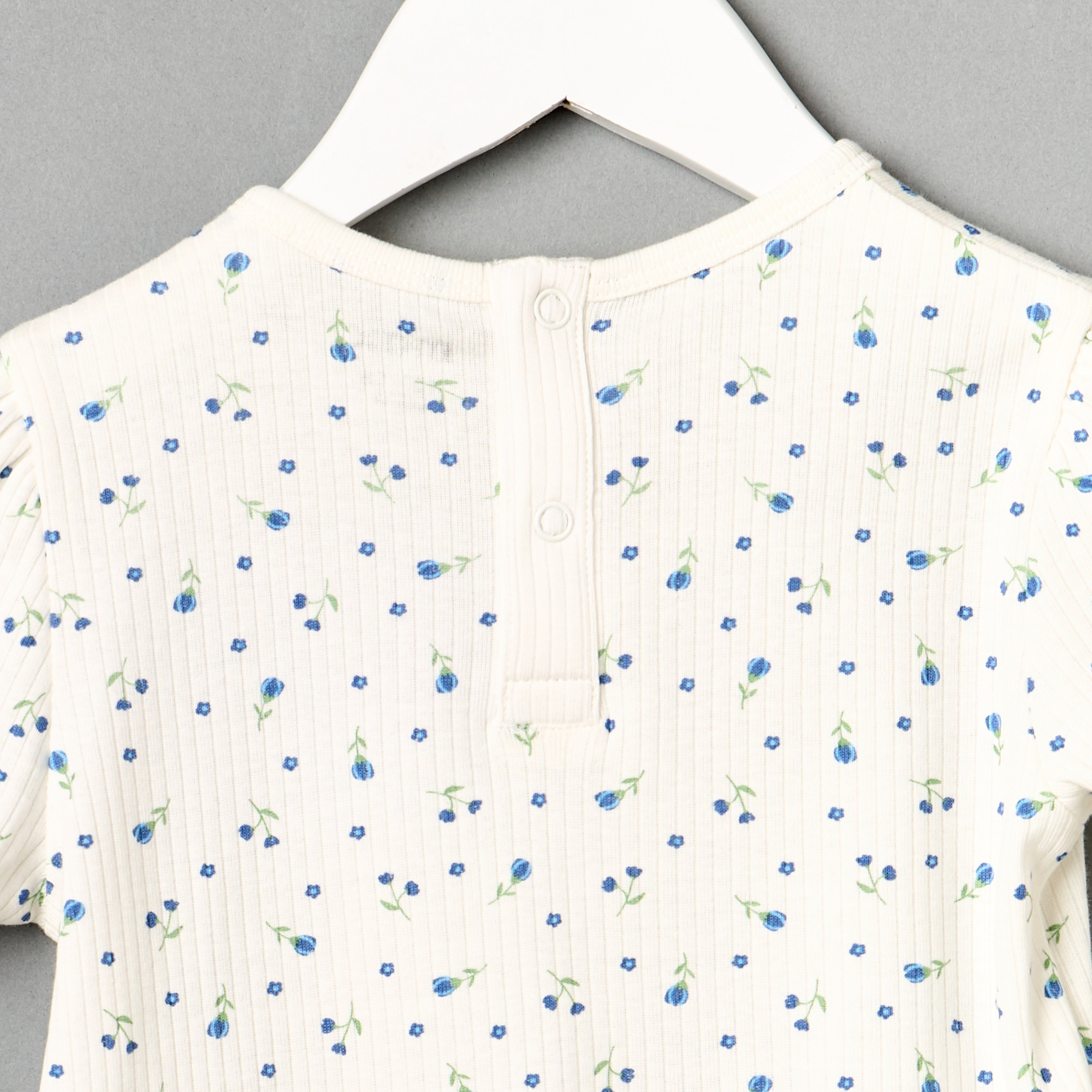 All-Over Floral Print T-shirt and Pyjama Set