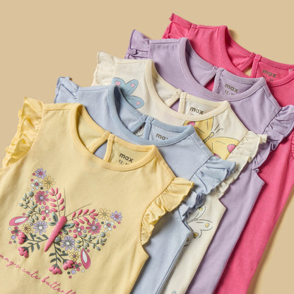 Pack of 5 - Assorted Sleeveless Top