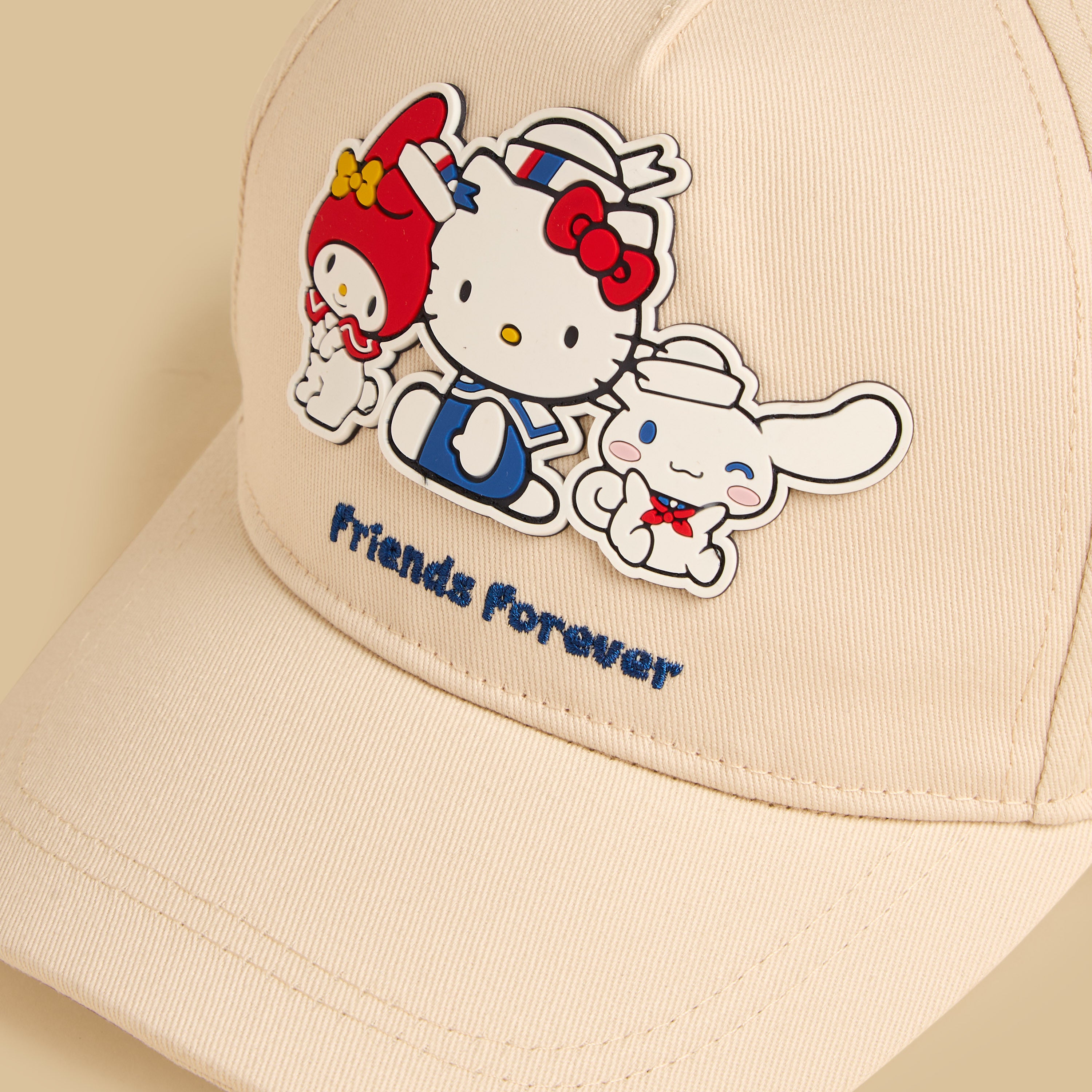 Hello Kitty and Friends Applique Cap with Snap Back Closure