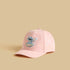 Stitch Accent Cap with Hook and Loop Strap Closure - Pink / 1-3 yrs