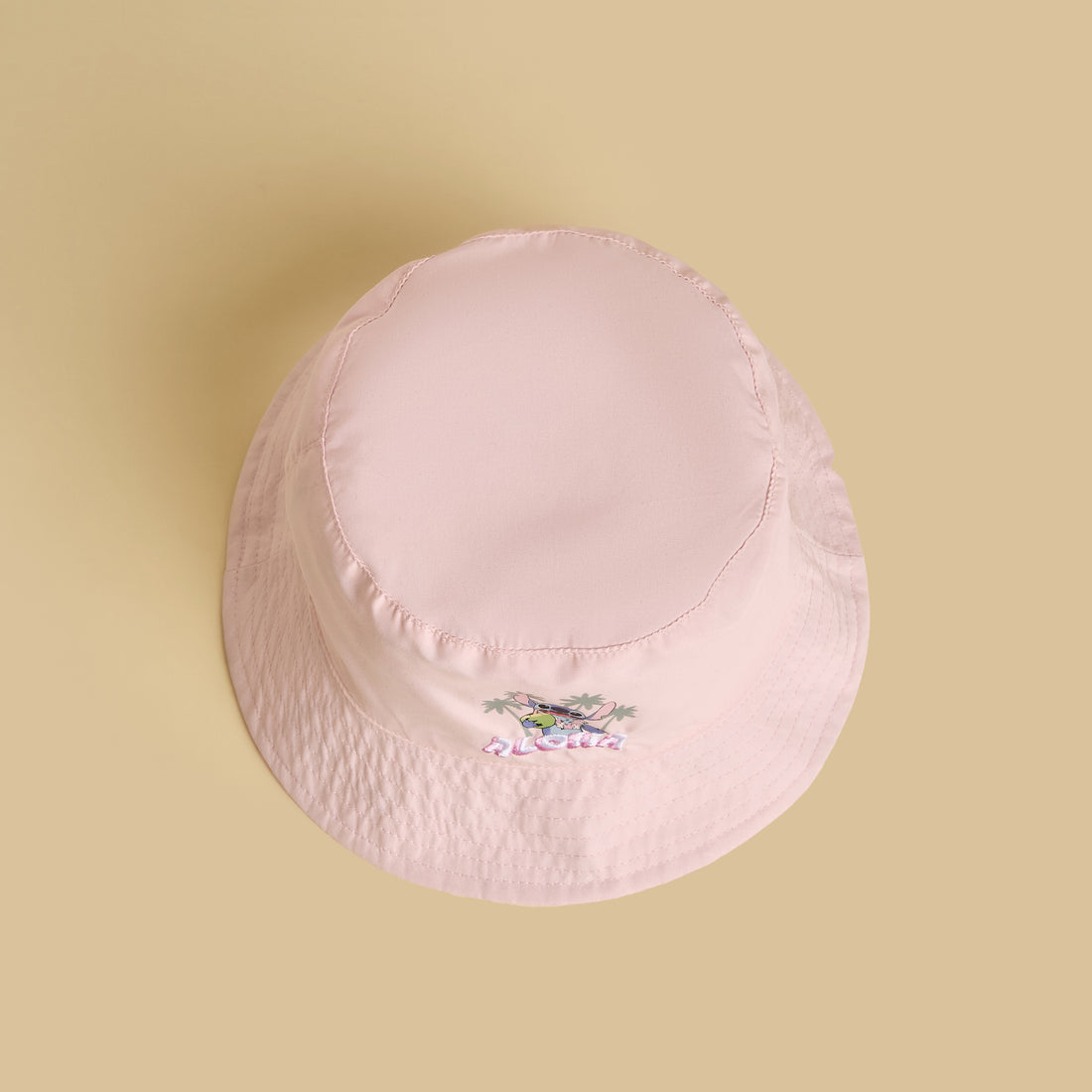 Stitch and Angel Print Bucket Hat