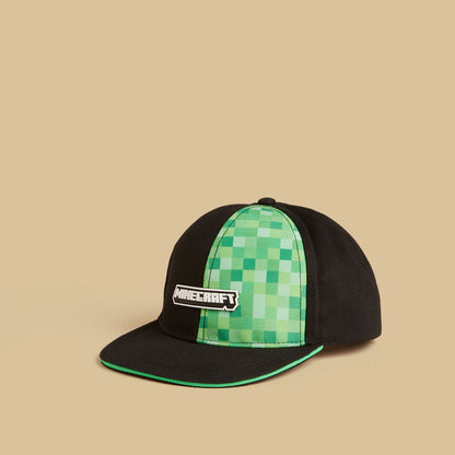 Minecraft Print Cap - Black / 1-3 yrs