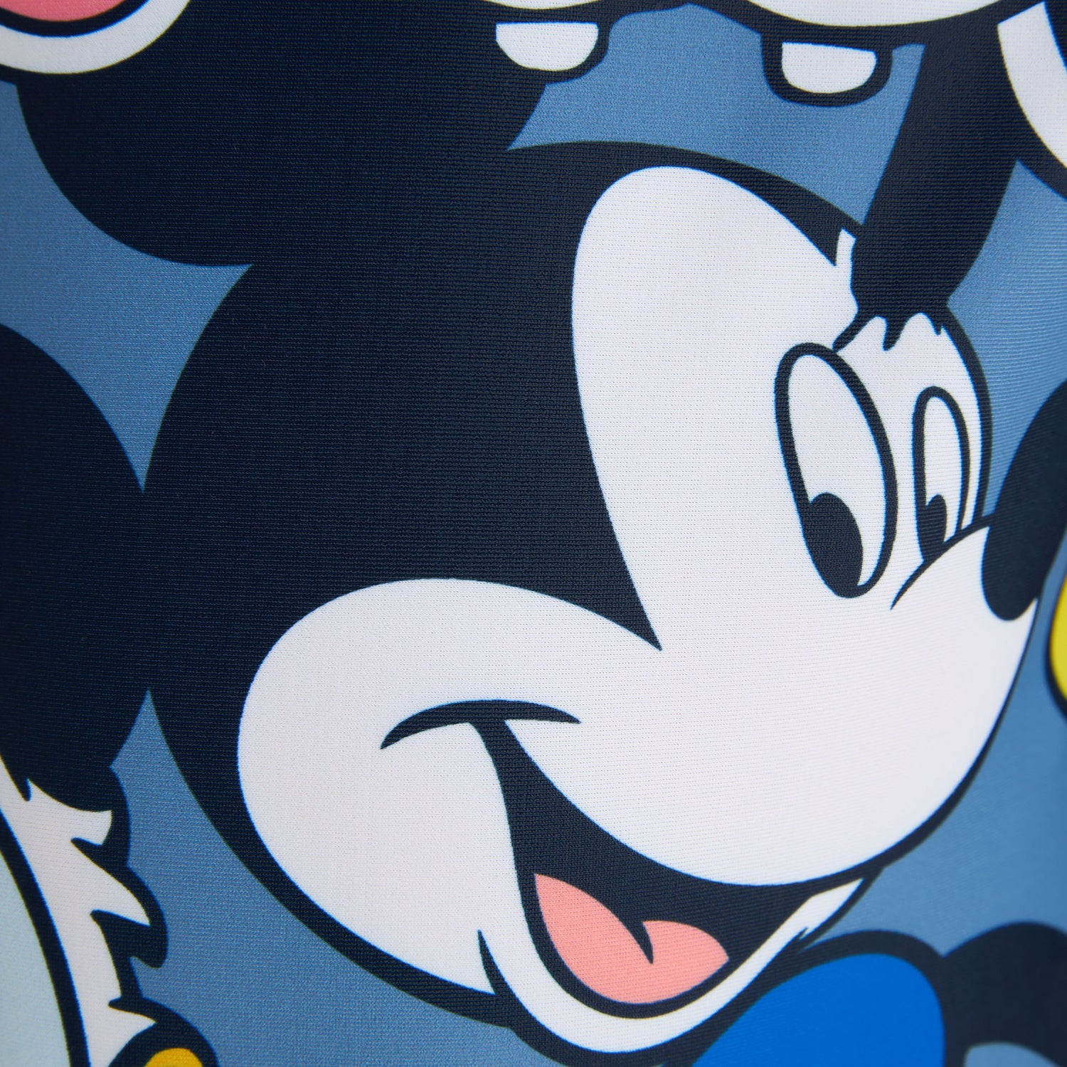 Mickey Mouse and Friends Print Swimsuit with Cap