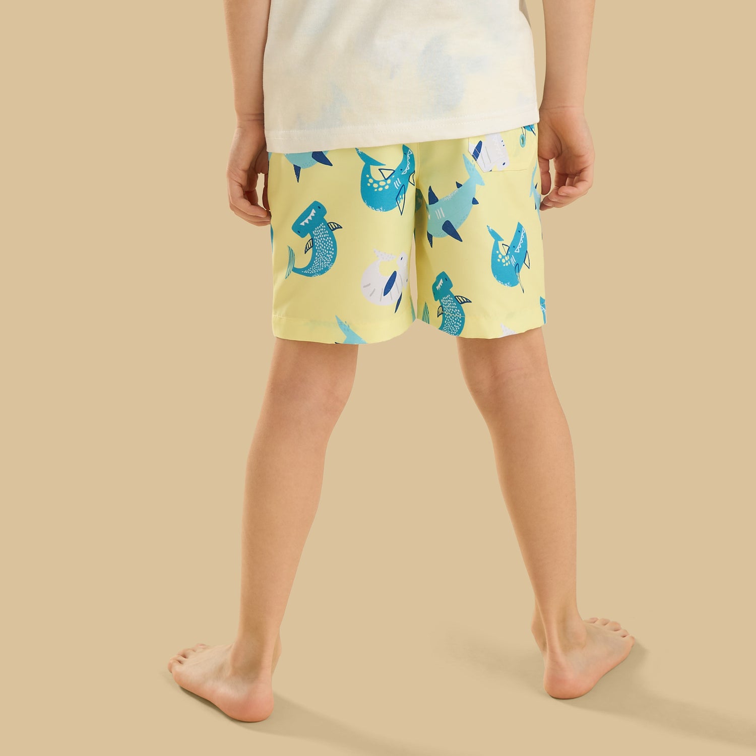 Shark Print Swim Shorts