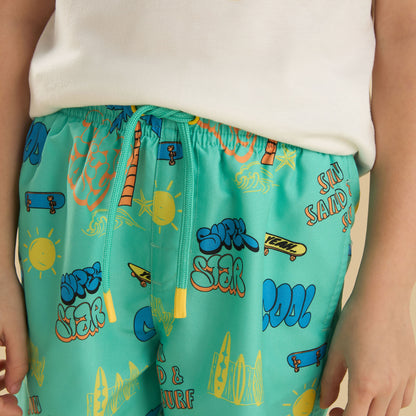 Printed Swim Shorts
