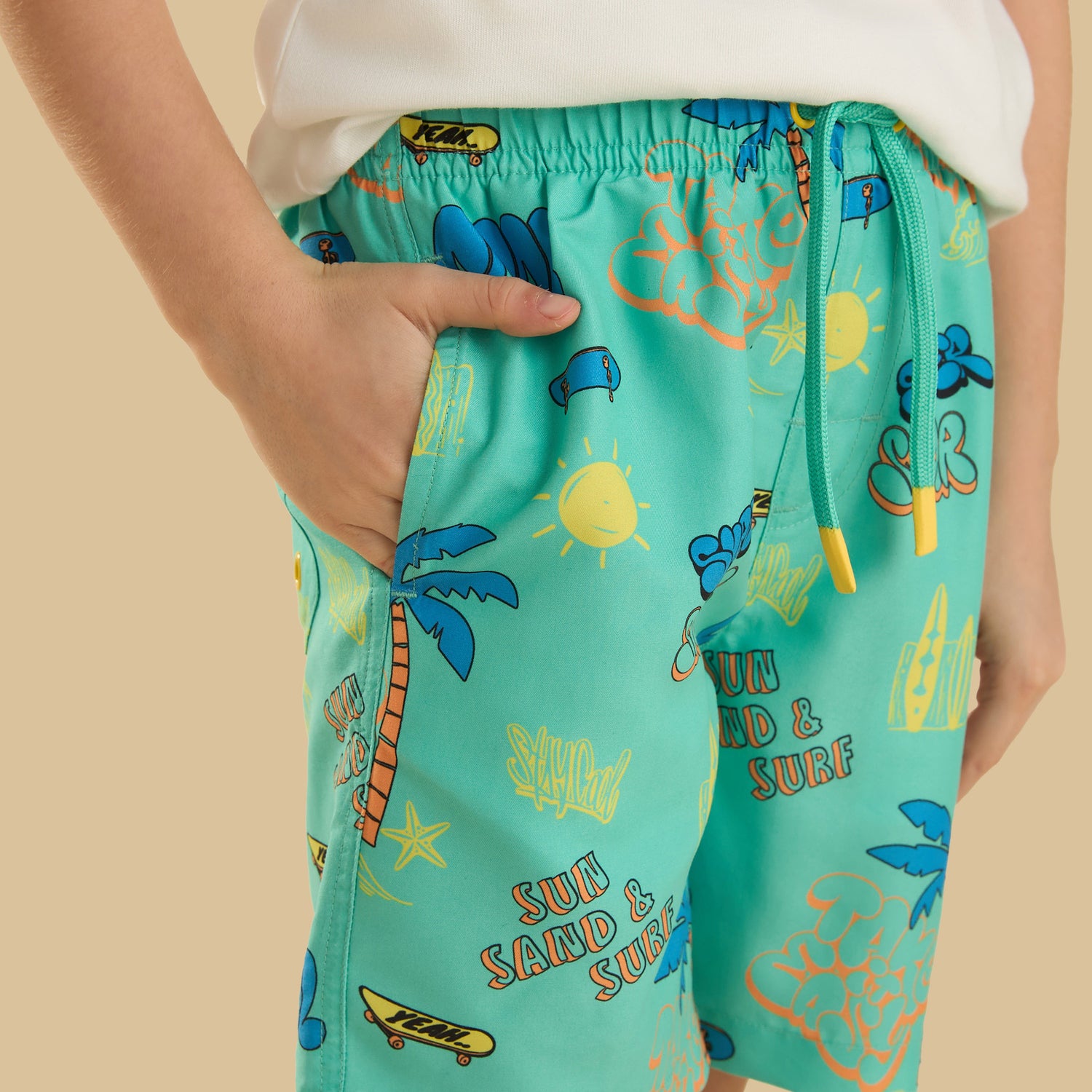 Printed Swim Shorts