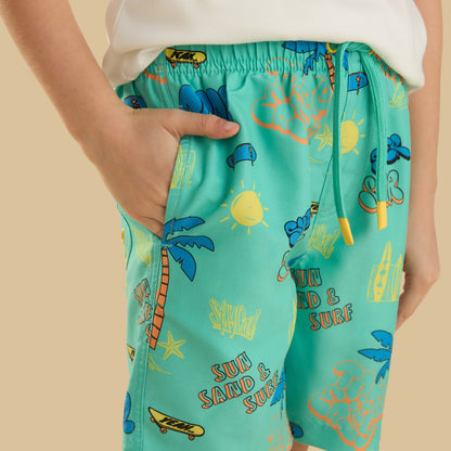 Printed Swim Shorts