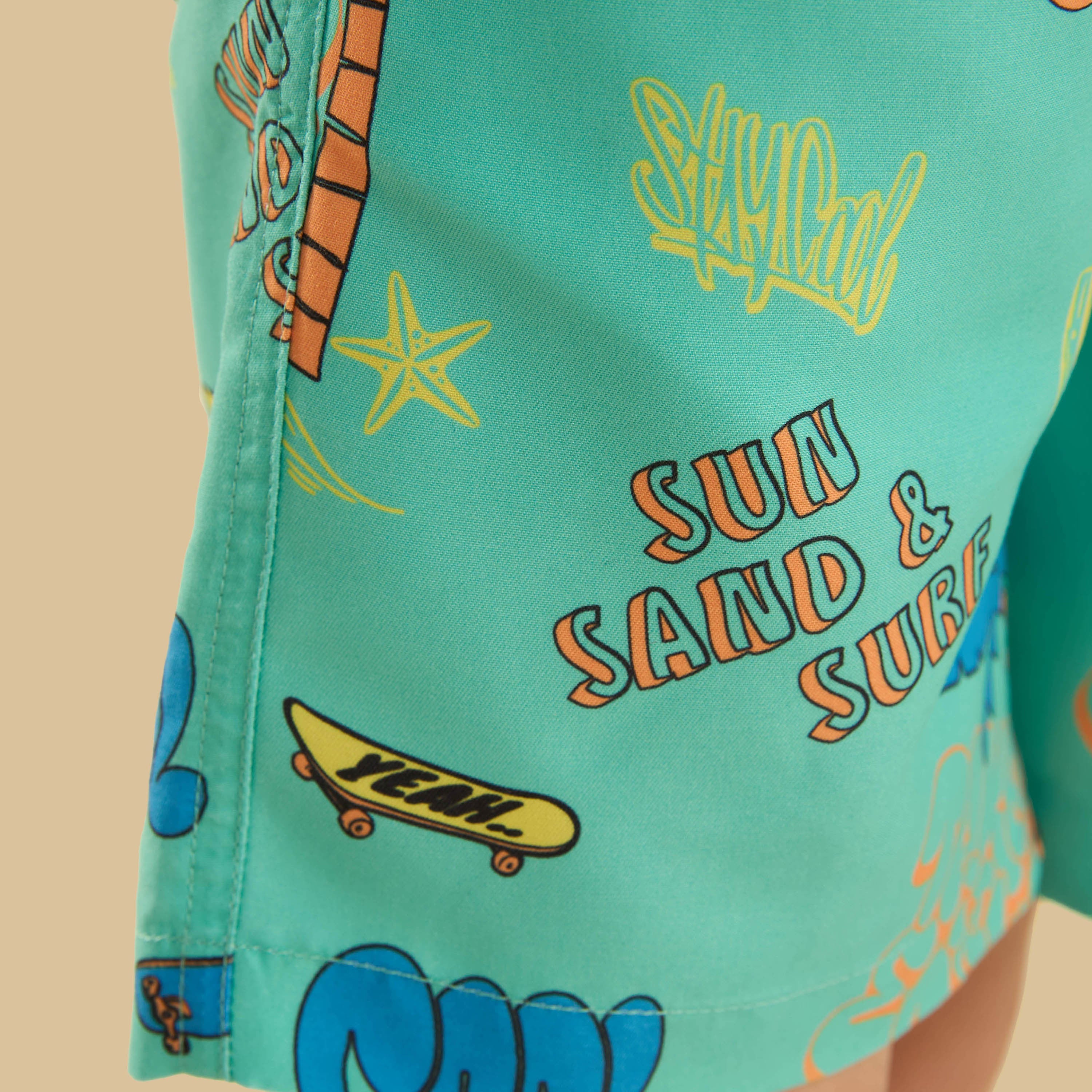 Printed Swim Shorts