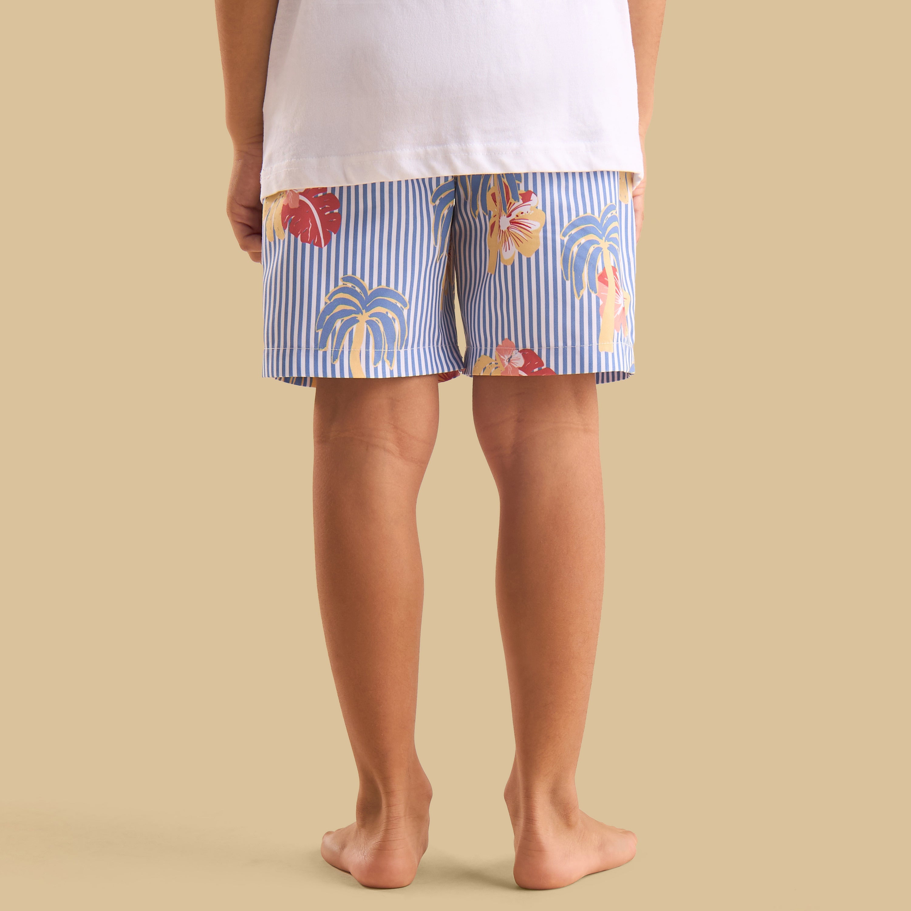 Palm Print Swim Shorts