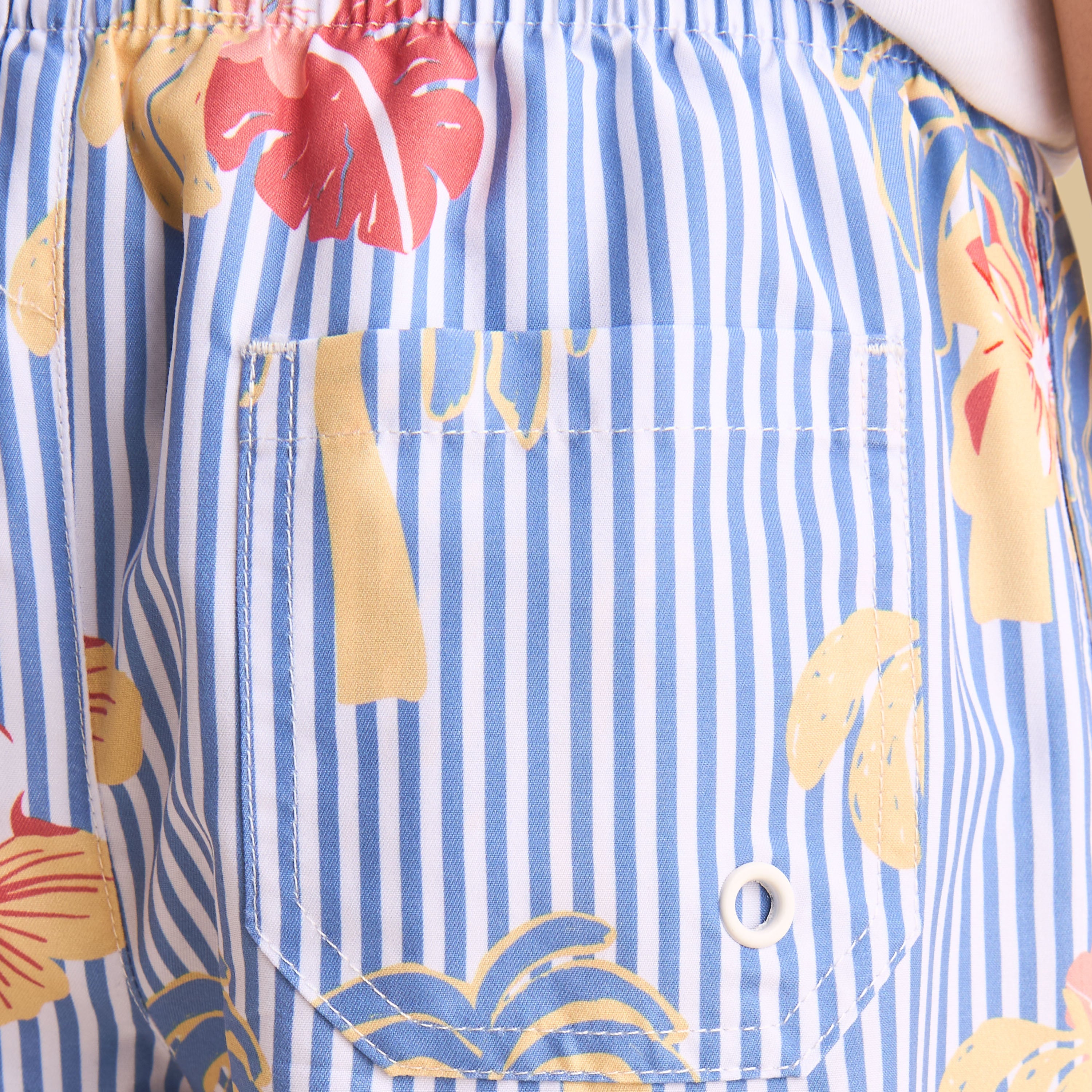 Palm Print Swim Shorts