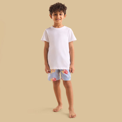 Palm Print Swim Shorts