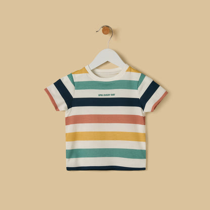 Striped T-shirt - Multicolour / 12-18 mths