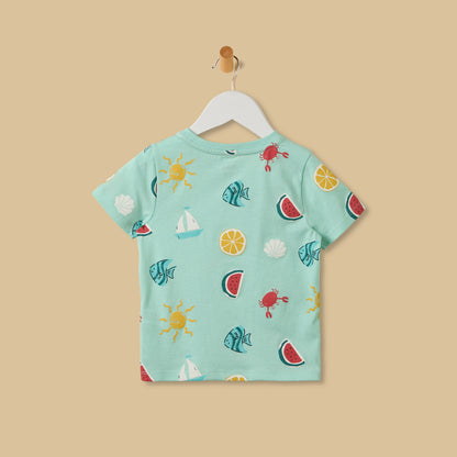 Printed Cotton T-shirt