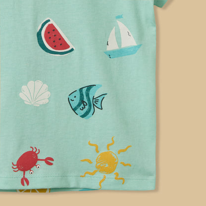 Printed Cotton T-shirt