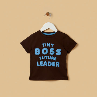 Slogan Print T-shirt