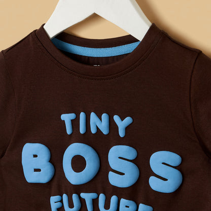 Slogan Print T-shirt