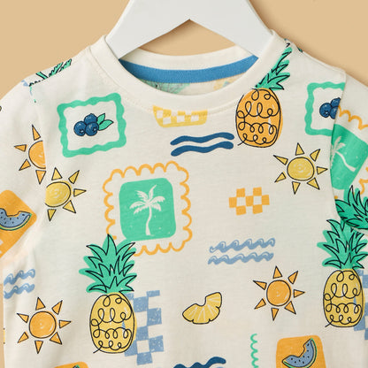 Fruit Print T-shirt