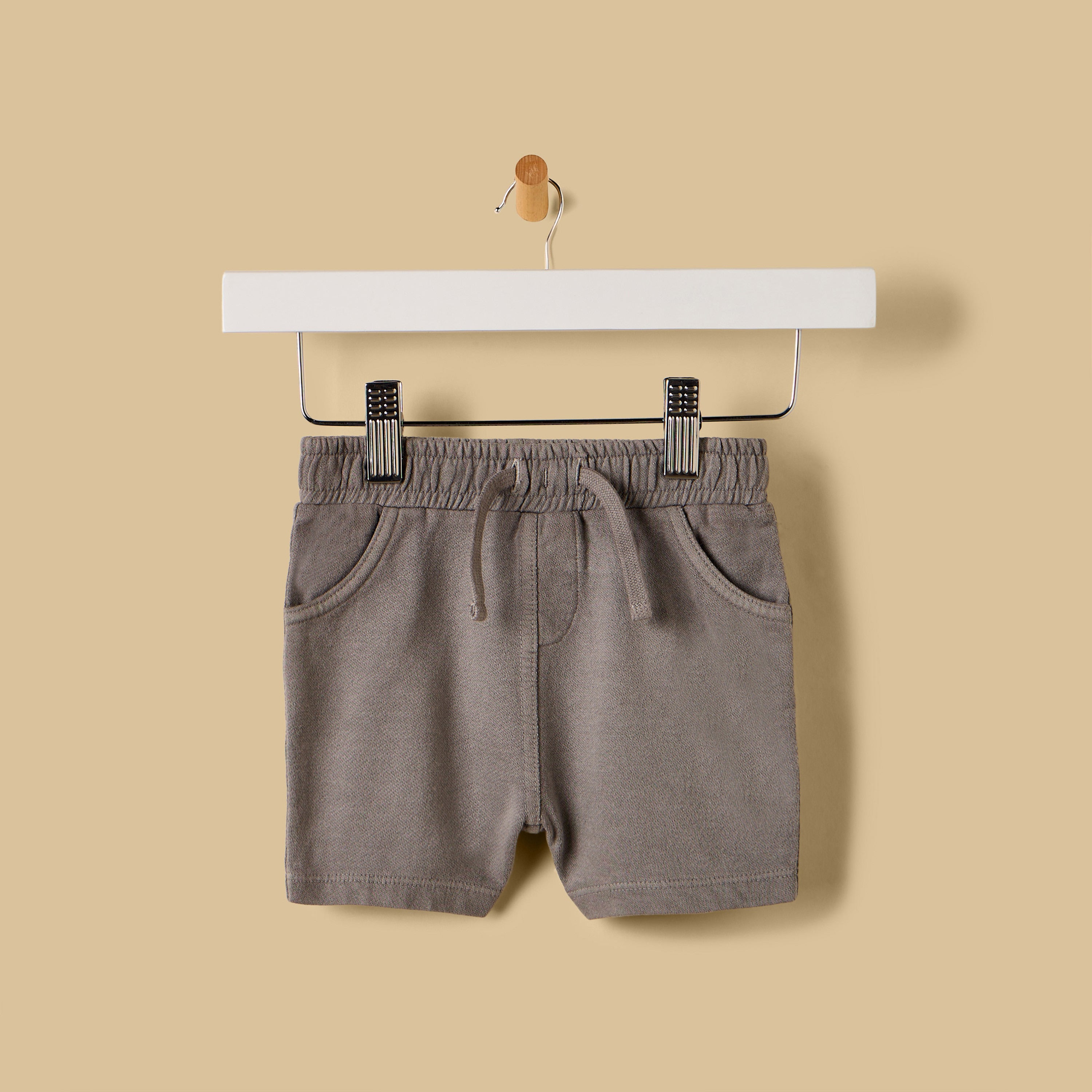 Pack of 2 - Textured Cotton Shorts
