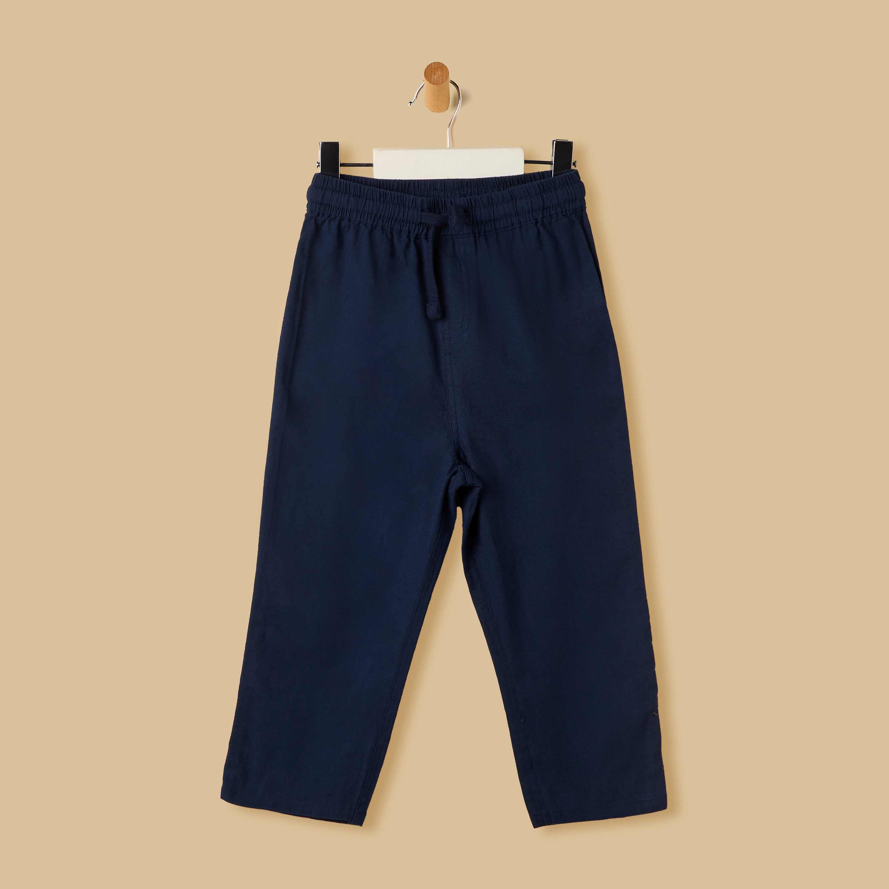 Regular Fit Linen Trousers