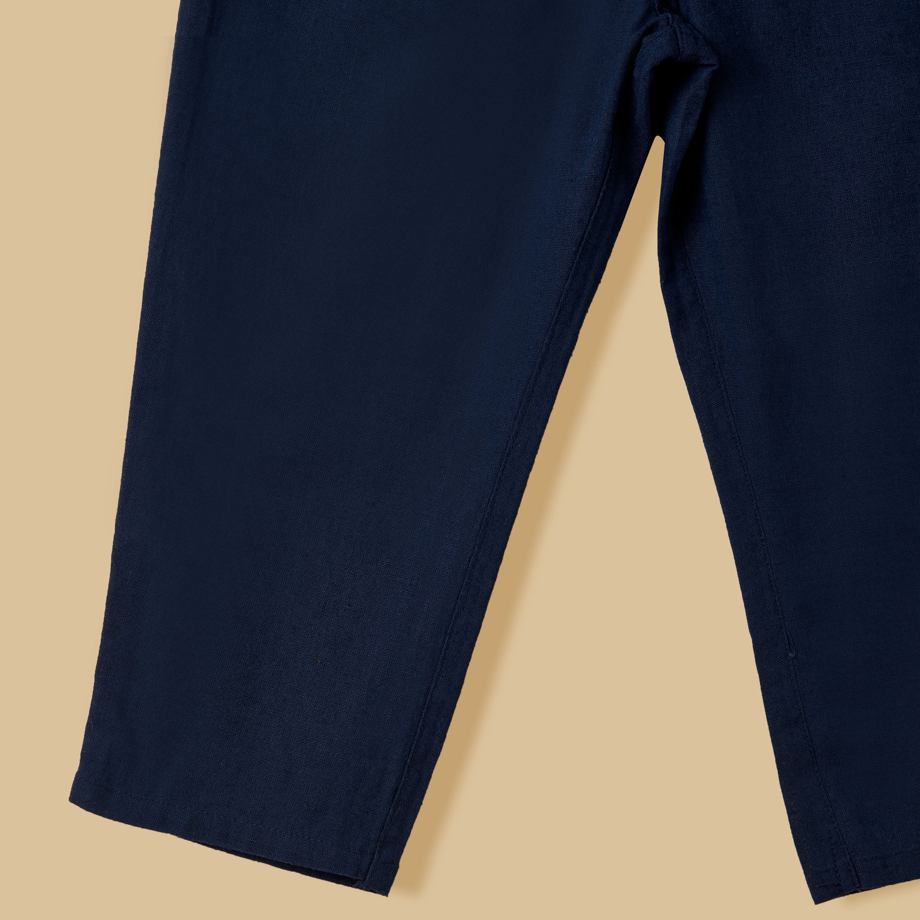 Regular Fit Linen Trousers