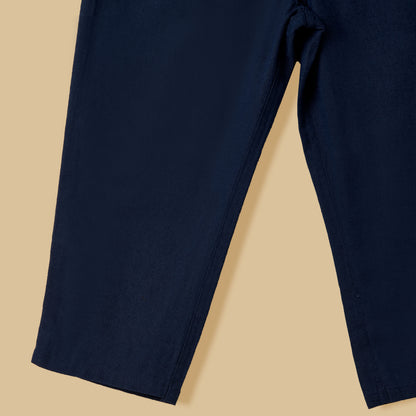Regular Fit Linen Trousers