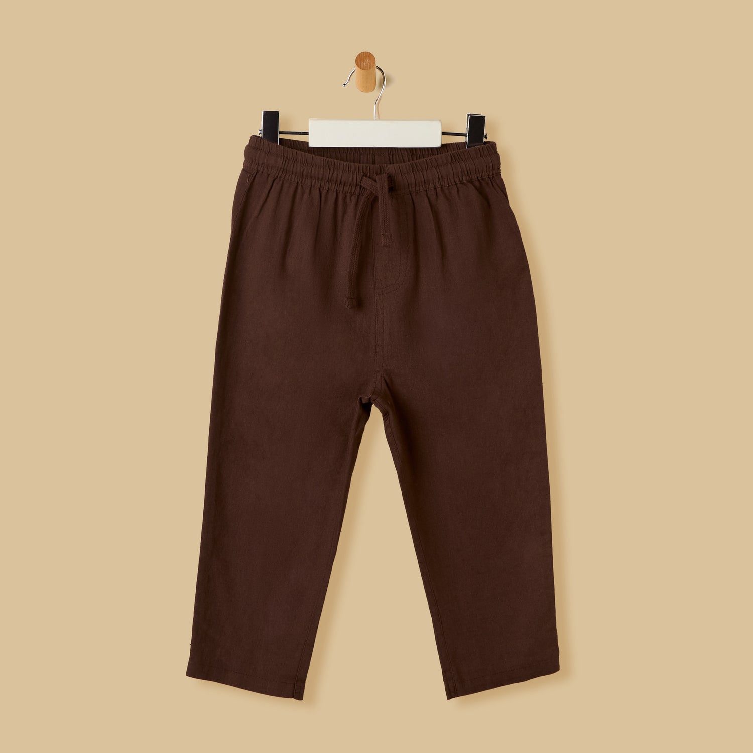 Regular Fit Linen Trousers