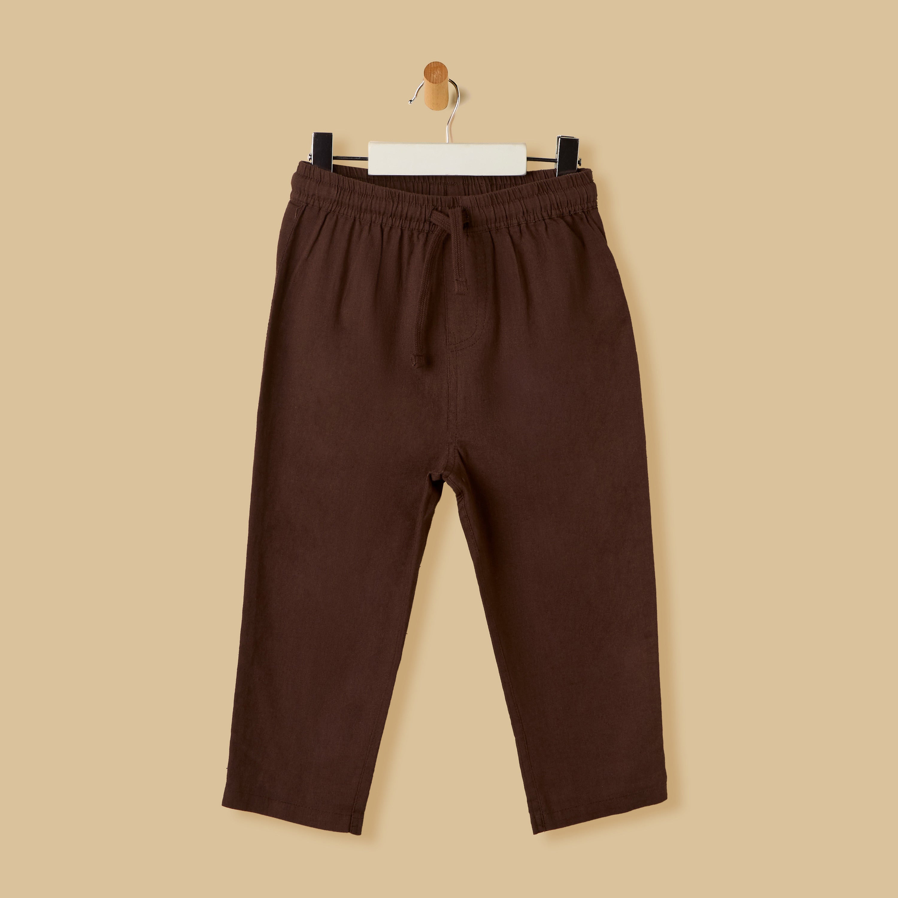 Regular Fit Linen Trousers