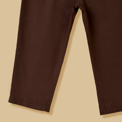 Regular Fit Linen Trousers