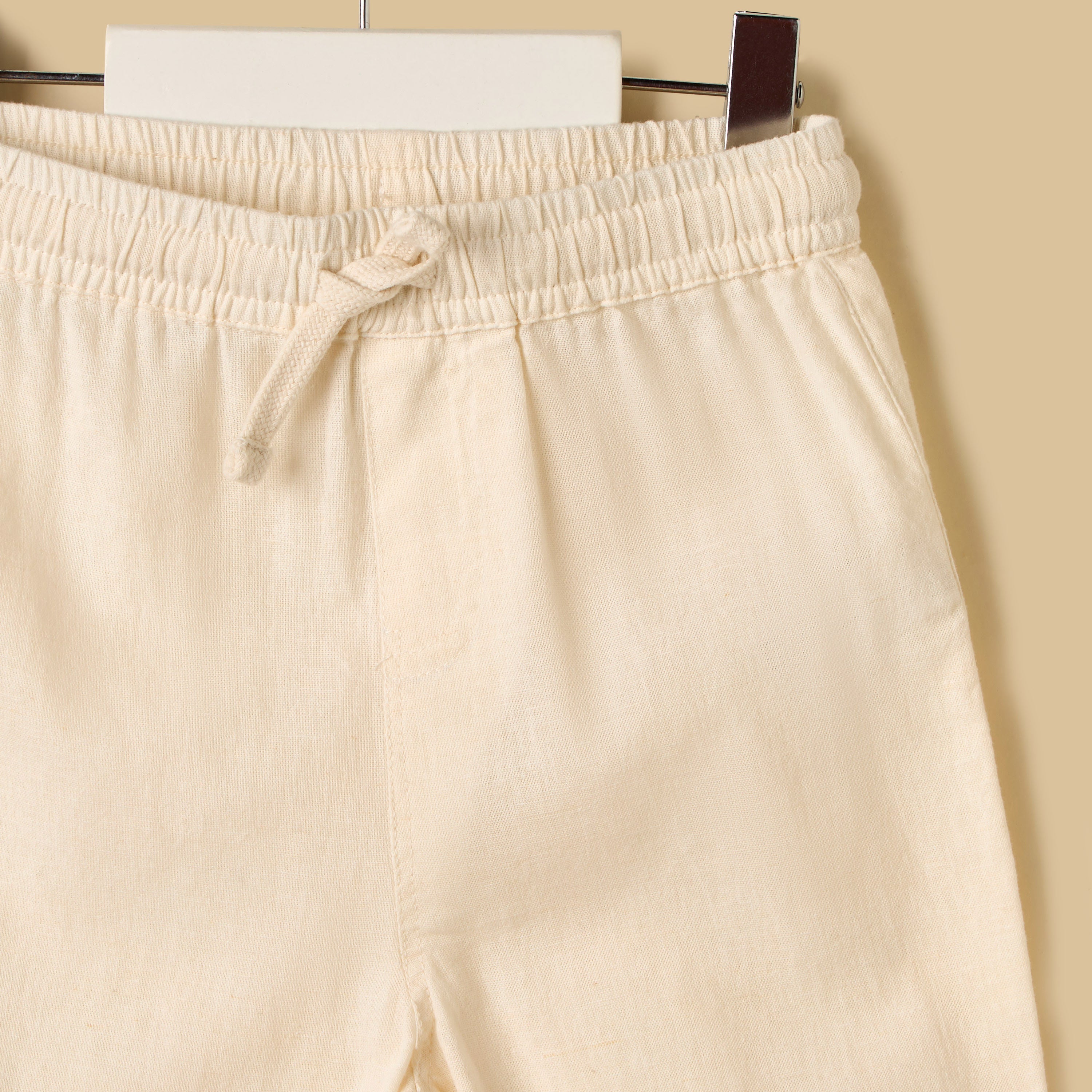 Regular Fit Linen Trousers