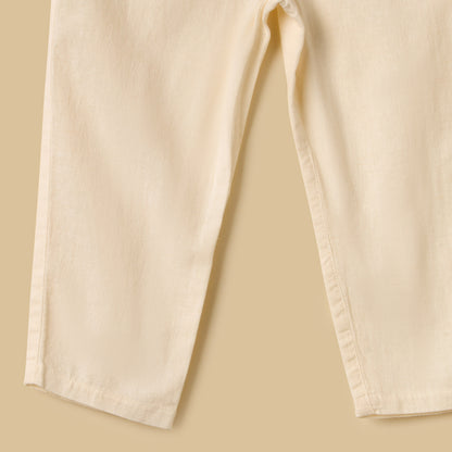Regular Fit Linen Trousers