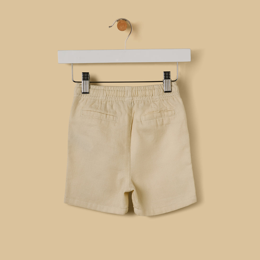 Textured Cotton Shorts